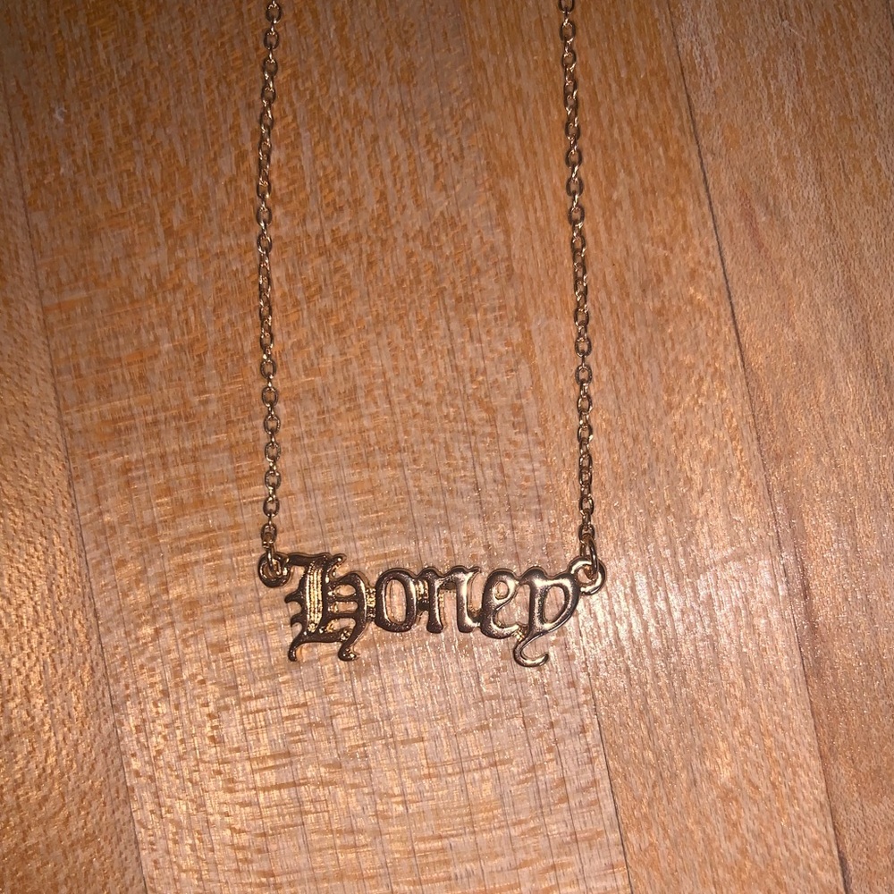 princess polly honey necklace